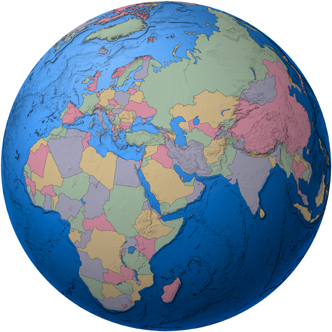 Globe-africa-countries